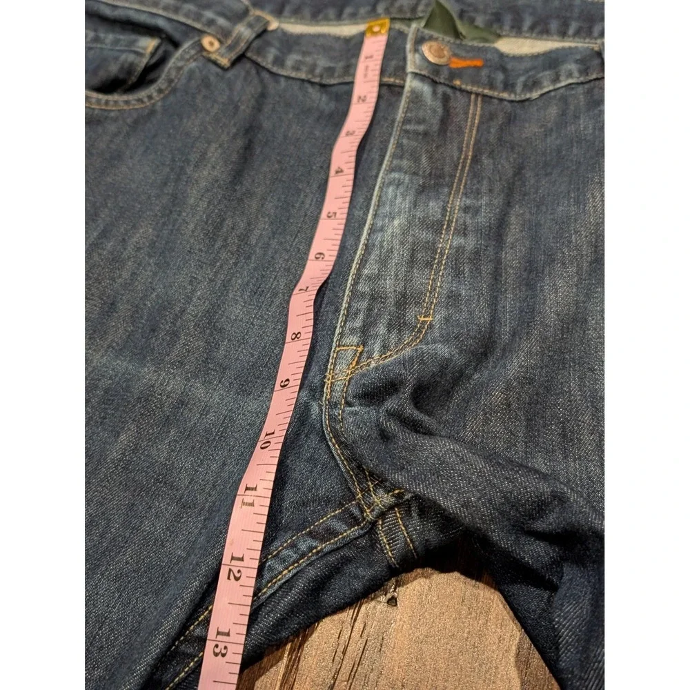 Woolrich Jeans Mens 40x32 Blue Denim Straight Leg Classic‎ Five Pocket Dark Wash